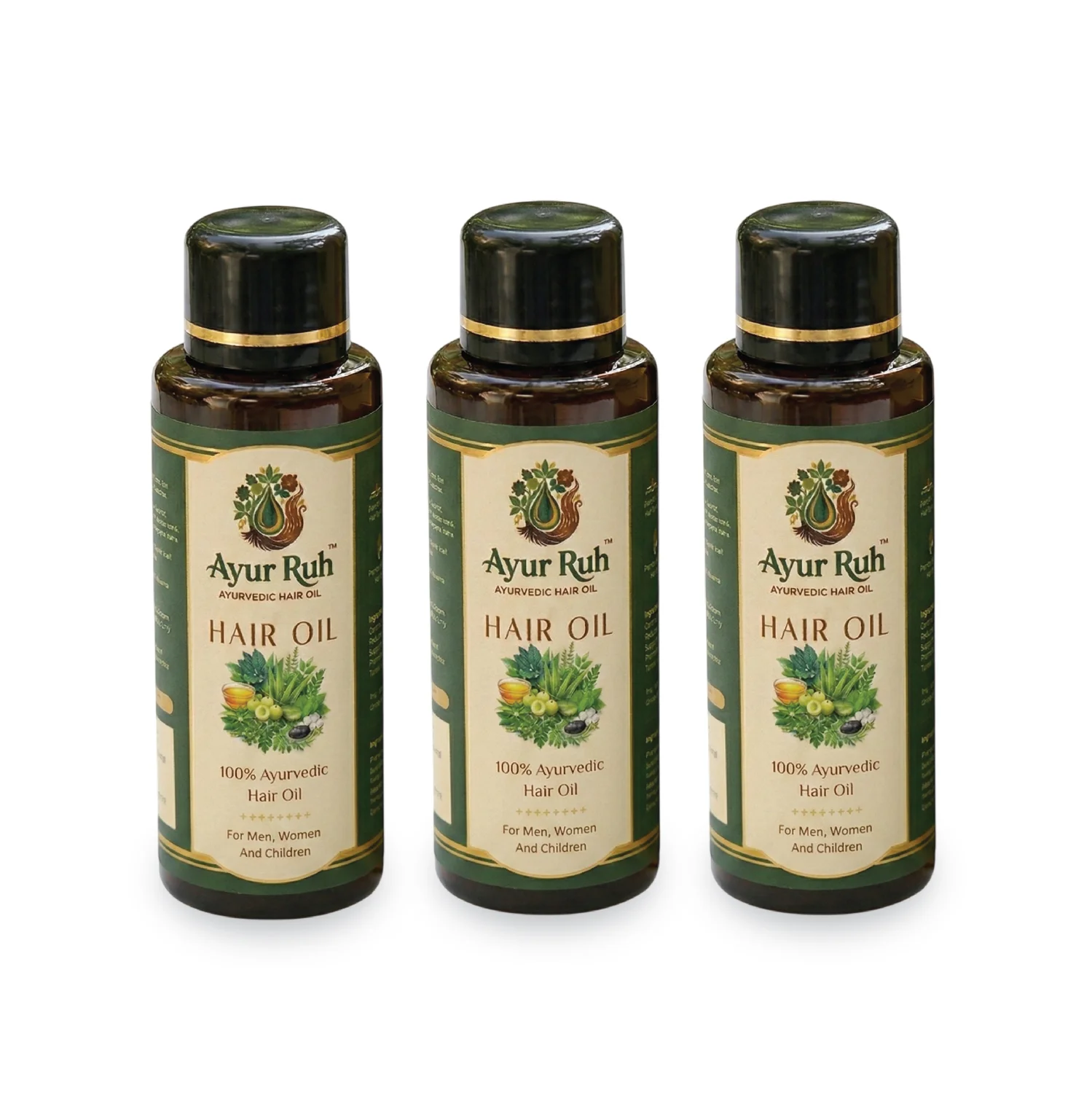 Ayur Ruh Hair Oil x3